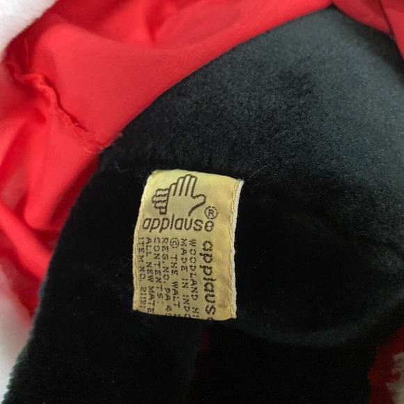 Vintage Mickey Mouse & Minnie Mouse Christmas Plush Set of 2 Applause 17" Tall - Picture 11 of 12